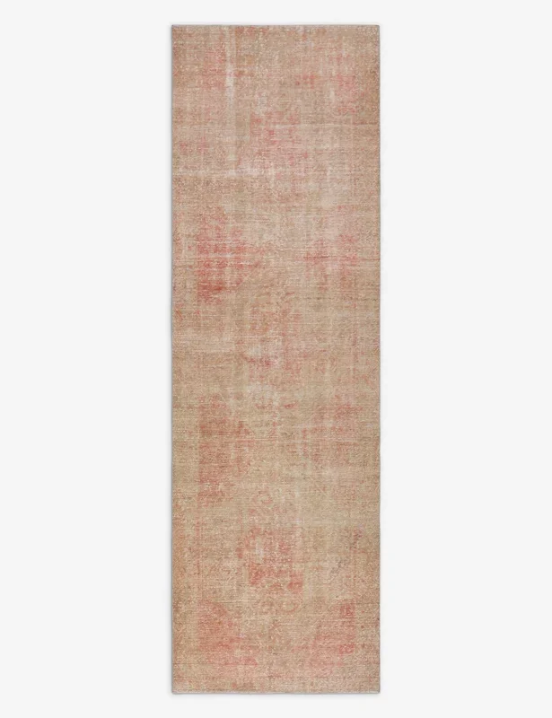 Vintage Turkish Hand-Knotted Wool Runner Rug No. 249, 3’1″ x 10’4″