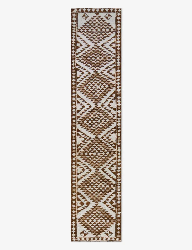Vintage Turkish Hand-Knotted Wool Runner Rug No. 269, 2’7″ x 11’8″