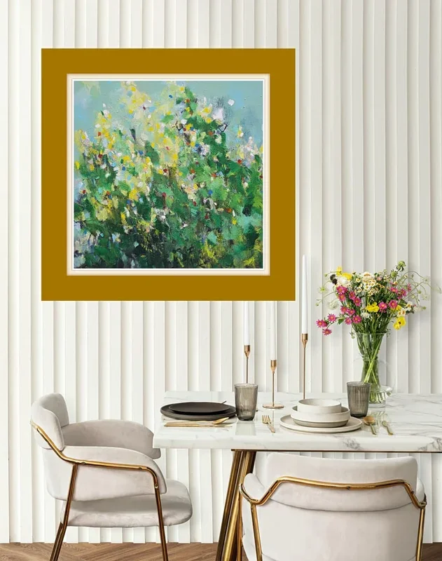 yellow fields in Spring – Paintings