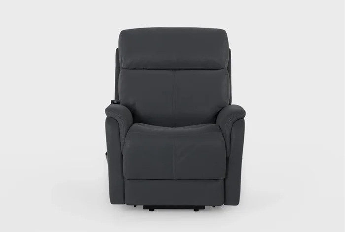 Zuko Charcoal Grey Fabric 33″ Power Lift Recliner With Usb