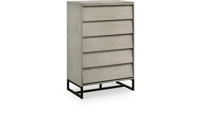 Zuno Grey 5-Drawer Chest